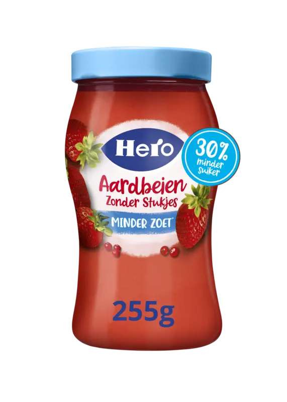 Hero Erdbeeren ohne Stückchen, weniger süß