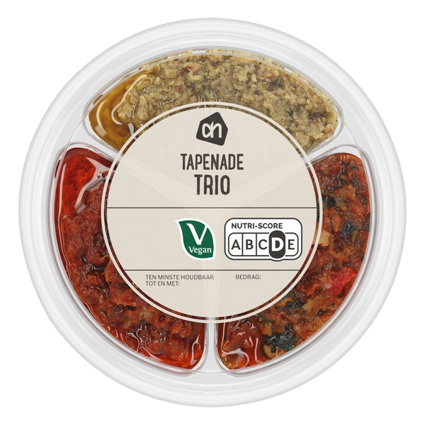 Trio of spreadable paste