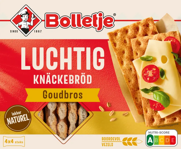 Bolletje Luftiges Knäckebrot Goldknusprig