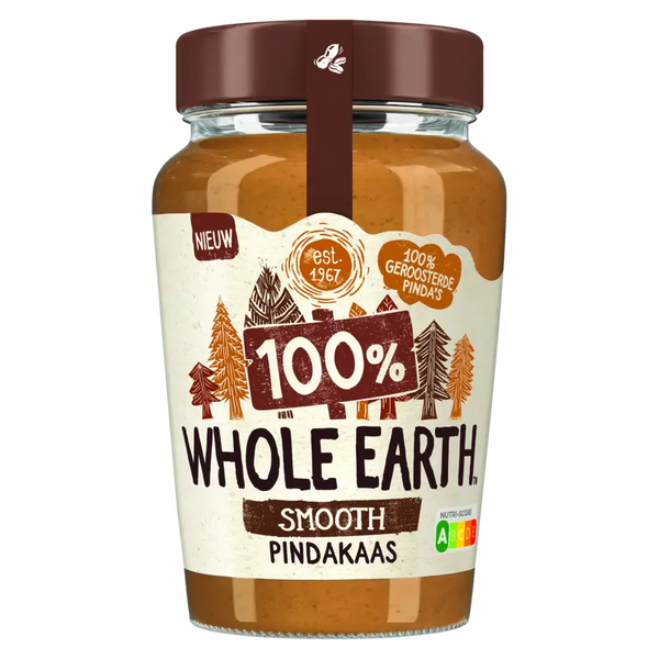 Whole Earth Smooth 100% peanut butter