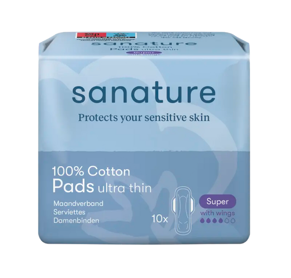 Sanature Cotton sanitary pad super