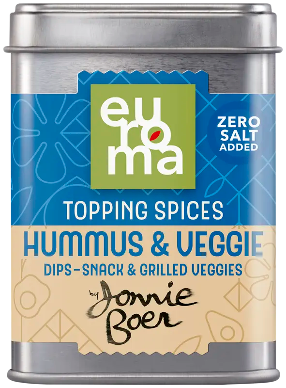 Euroma Topping Hummus & Veggie by Jonnie Boer