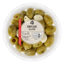Green olives with garlic