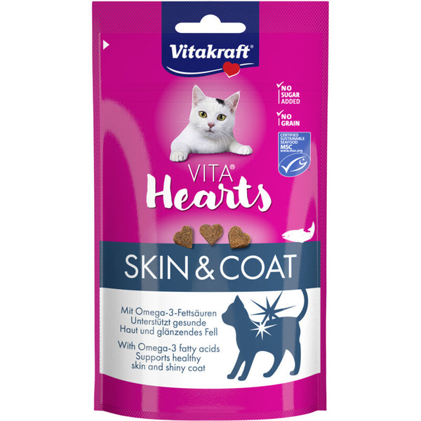 Vitakraft Vita hearts huid & vacht zalm
