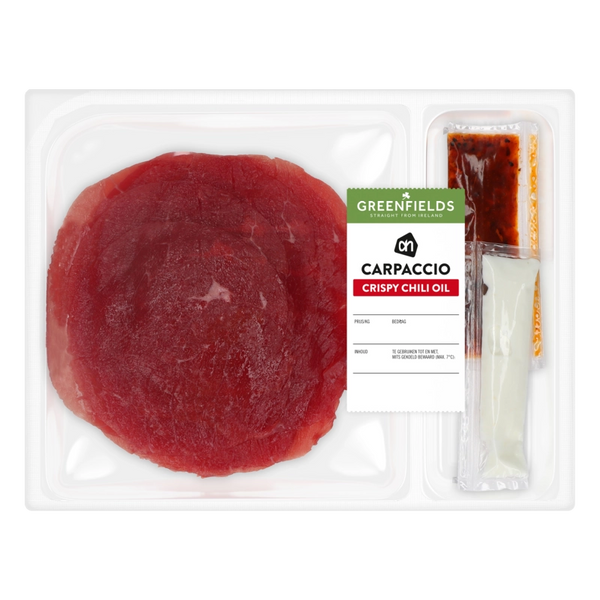 Greenfields Carpaccio knuspriges Chiliöl