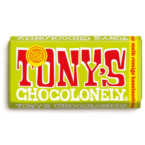 Tony's Chocolonely Reep melk romige hazelnoot