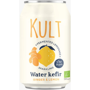 Kult Water kefir ginger & lemon