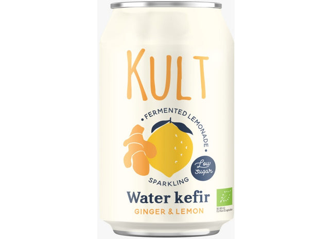 Kult Water kefir ginger & lemon