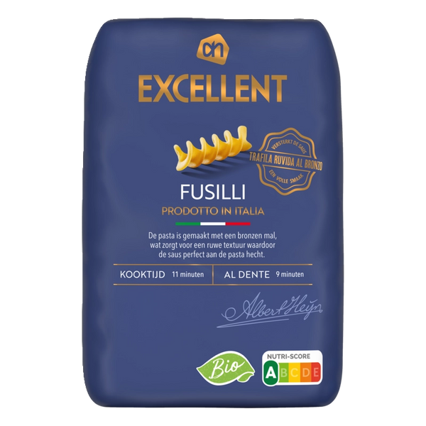 Ausgezeichnete Bio-Fusilli