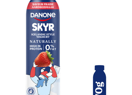 Danone Skyr drink aardbei high protein 0% vet