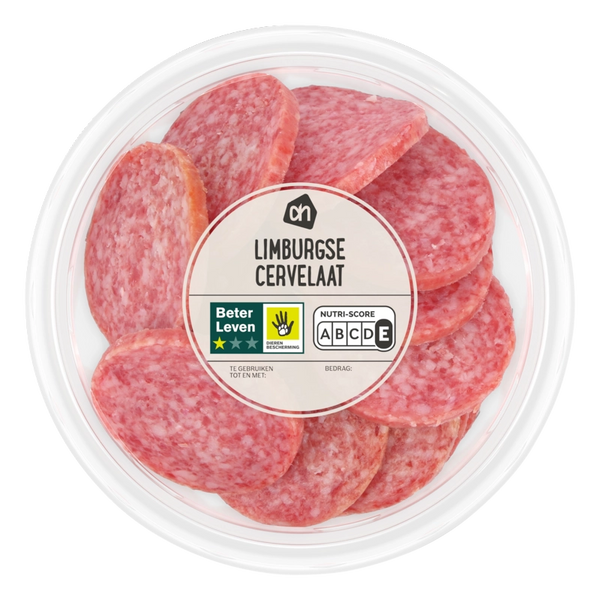 Fully matured Limburg-style cervelat sausage