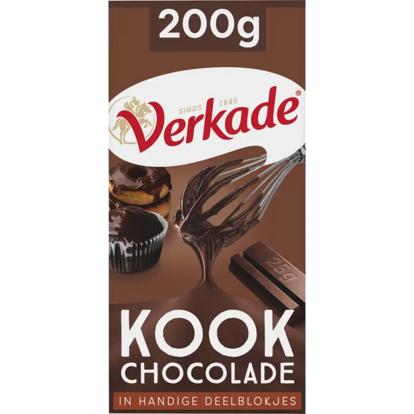 Verkade Kookchocolade 74% cacao