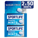 Sportlife Smashmint sugar free mints 2-pack