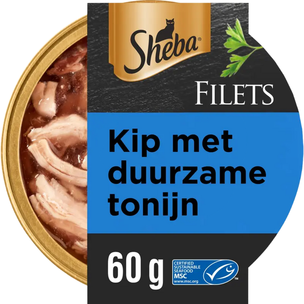 Sheba Filets kip met duurzame tonijn