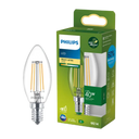 Philips LED filament candle E14 40W clear