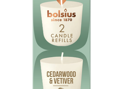 Bolsius Navulling clean light cedarwood