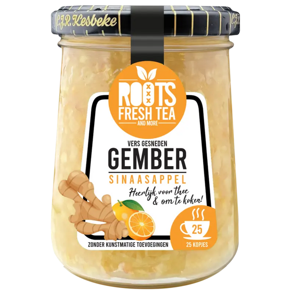Kesbeke Roots Frisch geschnittener Ingwer Orange