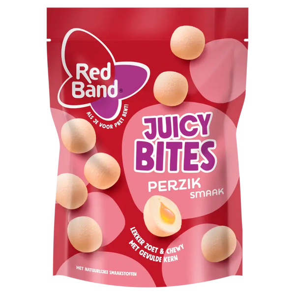 Red Band Juicy Bites peach flavor