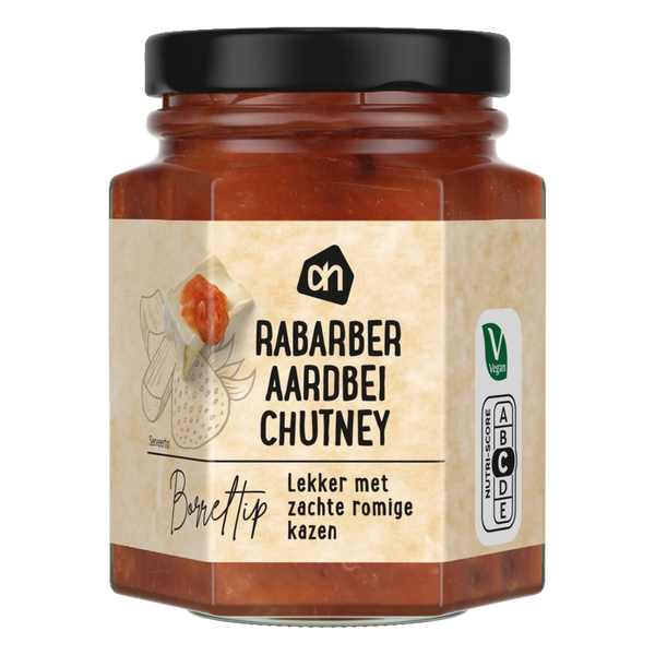 Rhubarb strawberry chutney