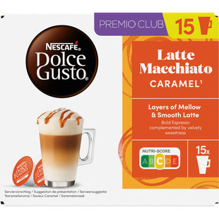 Nescafé Dolce Gusto Latte macchiatio caramel capsules