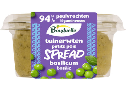 Bonduelle Tuinerwten spread basilicum