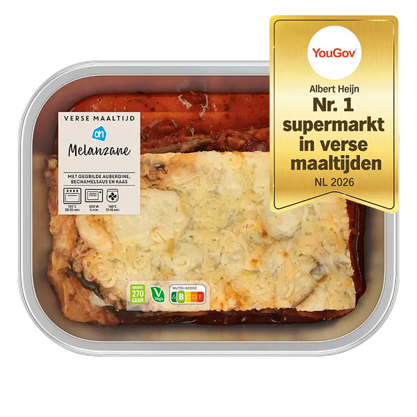 Fresh melanzane meal