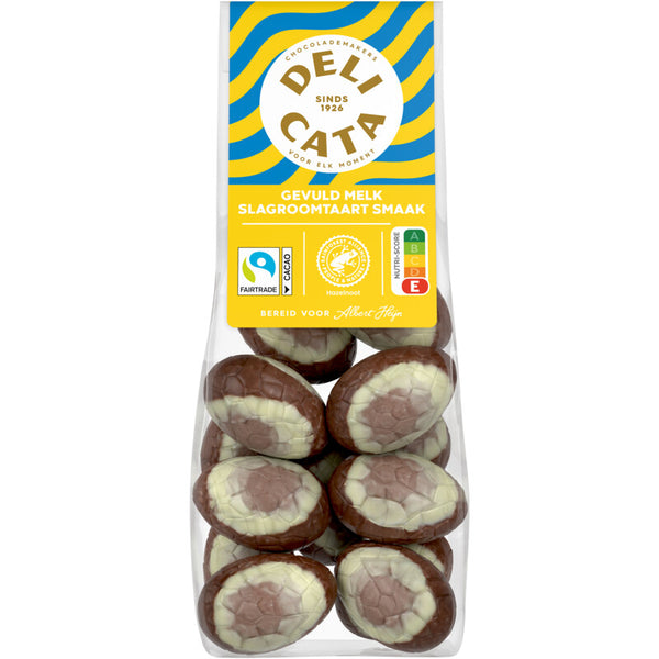 Delicata Paaseitjes gevuld melk slagroomtaart