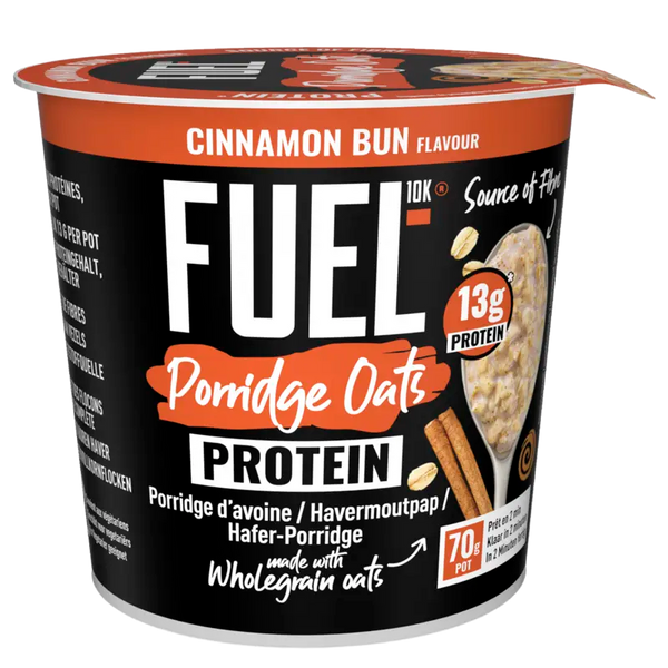Fuel10K Porridge oats cinnamon bun