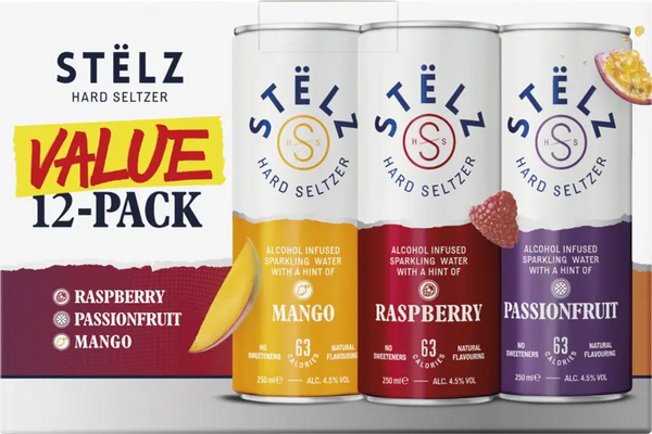 Stëlz Hard Seltzer 12-pack