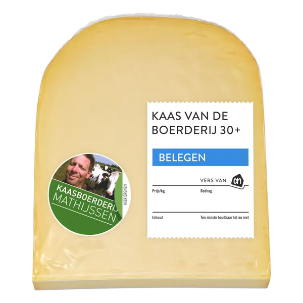 Kaas vd boerderij belegen 30+ stuk