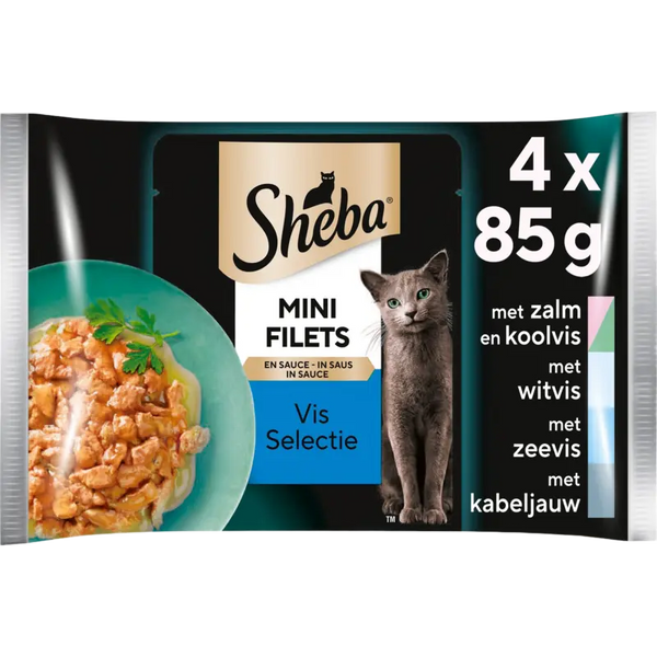 Sheba Mini-Filets in Soße Fisch klein