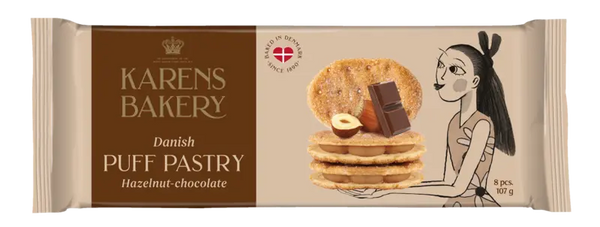 Karen's Bakery Danish puff pastry hazelnut-chocolate