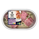 Ofen Schweinefilet roher Schinken Pfeffersoße