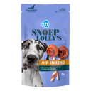 Snoeplolly's met kip en eend