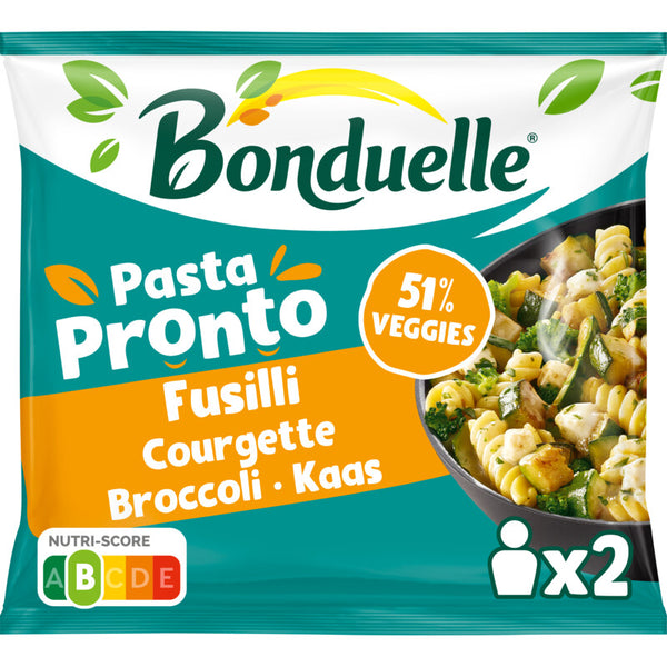 Bonduelle Pasta pronto fusilli courgette broccoli