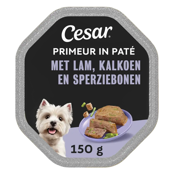Cesar Primeur in pat lam en kalkoen
