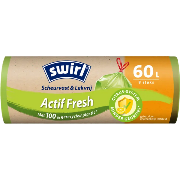 Swirl Vuilniszakken actif fresh 60 liter