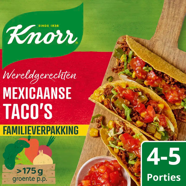 Knorr Wereldgerecht Mexicaanse taco's family