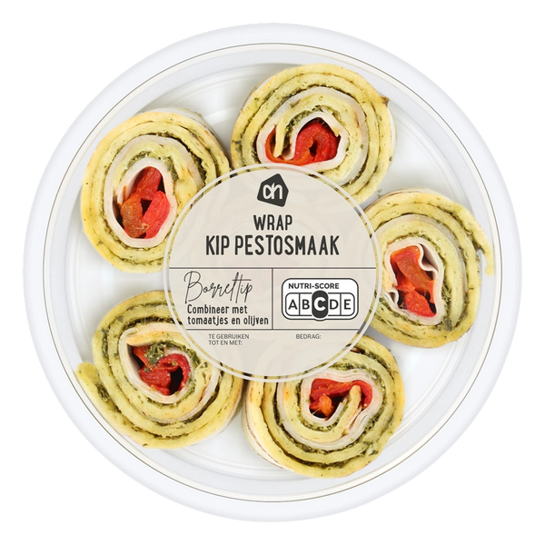 Wrap kip pesto paprika