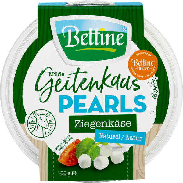 Bettine Milde Ziegenkäseperlen naturbelassen