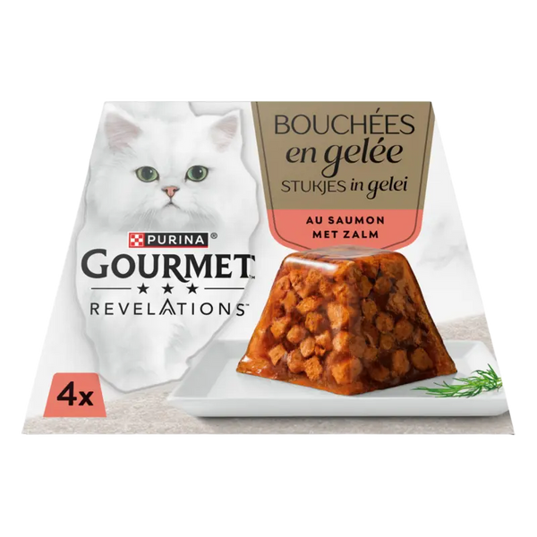 Gourmet Revelations Stückchen in Gelee mit Lachs