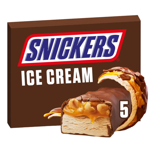 Snickers caramel peanut ice cream bar