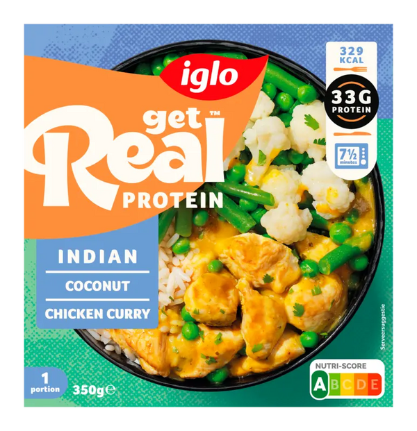 Iglo Get real protein Indisches Kokos-Hähnchen