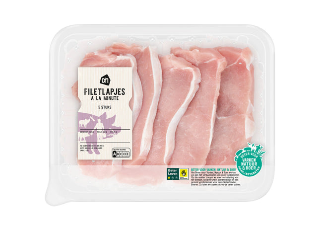 Filetlapjes à la minute naturel