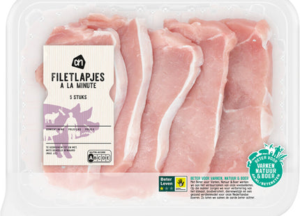 Filetlapjes à la minute naturel