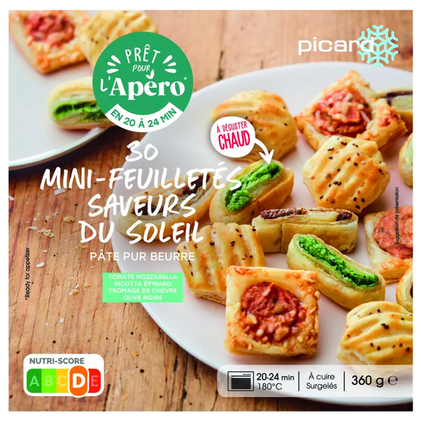 Picard Mini Blätterteighäppchen Geschmack der Sonne