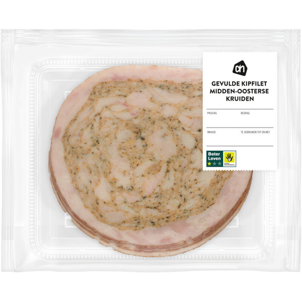 Gevulde kipfilet midden-oosterse kruiden