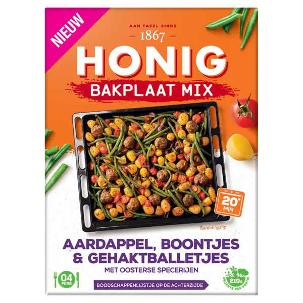Honig Mix aardappel, boontjes, gehaktballetjes