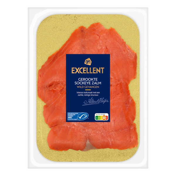 Smoked sockeye salmon