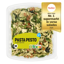 Pasta salad with basil sauce